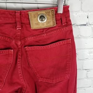IKEDA | vintage 90s y2k tapered high waist coloured denim jeans